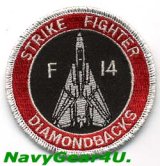 VF-102 DIAMONDBACKS F-14Bショルダーバレットパッチ （デッドストック）