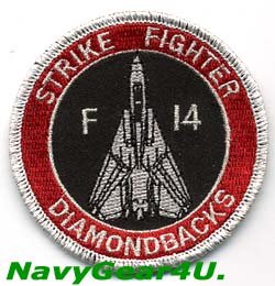 画像1: VF-102 DIAMONDBACKS F-14Bショルダーバレットパッチ （デッドストック）