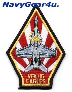 画像1: VFA-115 EAGLES F/A-18Eショルダーパッチ（FDNF Ver./ベルクロ有無）