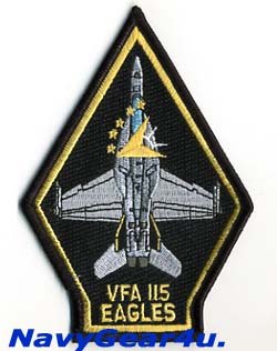 画像1: VFA-115 EAGLES F/A-18Eショルダーパッチ（ベルクロ有無）