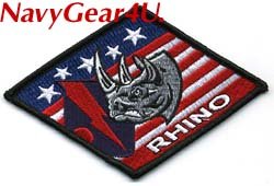 画像1: VFA-11 RED RIPPERS RHINOショルダーダイヤモンドパッチ