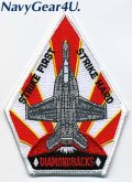 VFA-102 DIAMONDBACKS STRIKE FIRST/HARDショルダーパッチ（デッドストック）