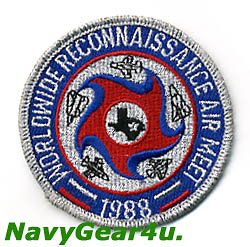 画像1: WORLDWIDE RECONNAISSANCE AIR MEET 1988記念パッチ（デッドストック）