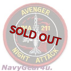 画像1: VMA-211 WAKE ISLAND AVENGERS AV-8Bショルダーバレットパッチ
