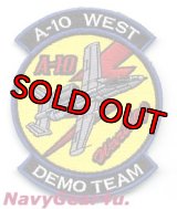 USAF ACC A-10 WEST DEMO TEAMパッチ（ベルクロ付き）