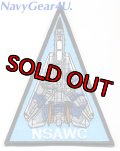 NSAWC F-14トムキャットショルダートライアングルパッチ（デッドストック）