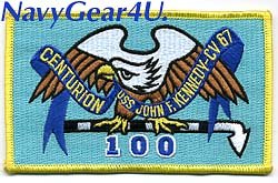 画像1: CV-67 ジョン F.ケネディ100センチュリオンパッチ（デッドストック）