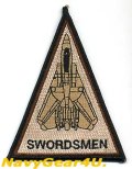 VF-32 SWORDSMENショルダートライアングルパッチ（デザート/デッドストック）
