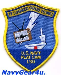 画像1: U.S.NAVY PLAT CAM LSOパッチ（VFA飛行隊Ver.）
