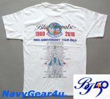 第11飛行隊ブルーインパルス部隊50周年記念限定ツアーT-シャツ（ホワイト）