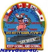 CVW-5/CV-63 RIMPAC2008参加記念パッチ（デッドストック）