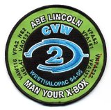 CVW-2/CVN-72 WESTHALOPAC2004-05クルーズ記念パッチ（デッドストック）