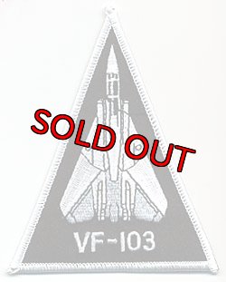 画像1: VF-103 JOLLY ROGERSショルダートライアングルパッチ（VF-103Ver.）