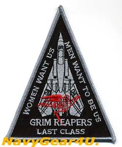 画像1: VF-101 GRIM REAPERS  LAST CLASSショルダートライアングルパッチ（デッドストック）