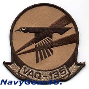 画像: VAQ-135 BLACK RAVENS部隊パッチ（デザート）