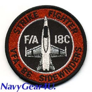 画像: VFA-86 SIDEWINDERS F/A-18Cショルダーバレットパッチ