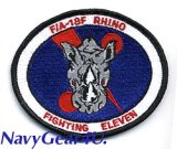 画像: VFA-11 RED RIPPERS RHINOショルダーパッチ（デッドストック）