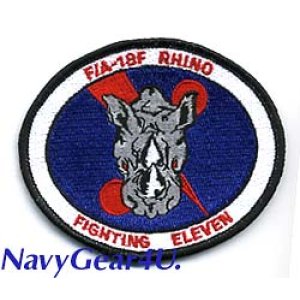 画像: VFA-11 RED RIPPERS RHINOショルダーパッチ（デッドストック）