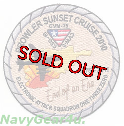 画像1: VAQ-130 ZAPPERS PROWLER SUNSET CRUISE 2010記念パッチ