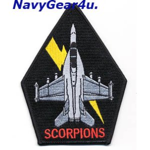 画像: VAQ-132 SCORPIONS EA-18Gショルダーパッチ