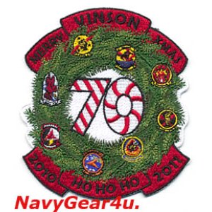 画像: CVW-17/CVN-70 2010-2011クリスマスクルーズ記念パッチ（デッドストック）