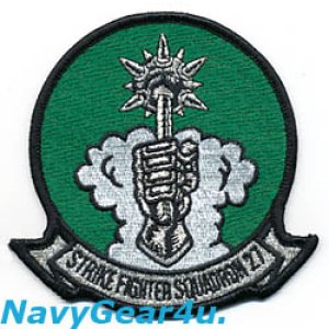 画像: VFA-27 ROYAL MACES THROWBACK部隊パッチ（CHARGERS Ver./ベルクロ有無）