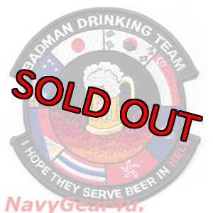 画像: CVW-5/CVN-73 BADMAN DRINKING TEAM 2009クルーズ記念パッチ