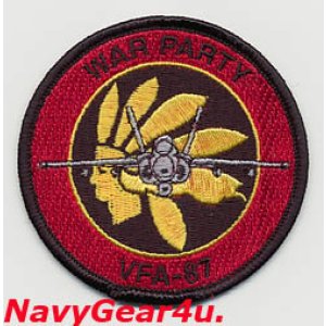 画像: VFA-87 WAR PARTY(GOLDEN WARRIORS) ショルダーバレットパッチ