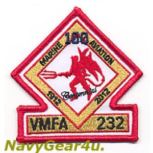 画像: VMFA-232 RED DEVILS 米海兵隊航空100周年記念部隊パッチ（ベルクロ有無）