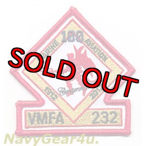 画像: VMFA-232 RED DEVILS 米海兵隊航空100周年記念部隊パッチ（ベルクロ有無）