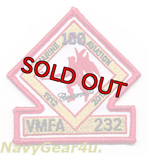 画像1: VMFA-232 RED DEVILS 米海兵隊航空100周年記念部隊パッチ（ベルクロ有無）