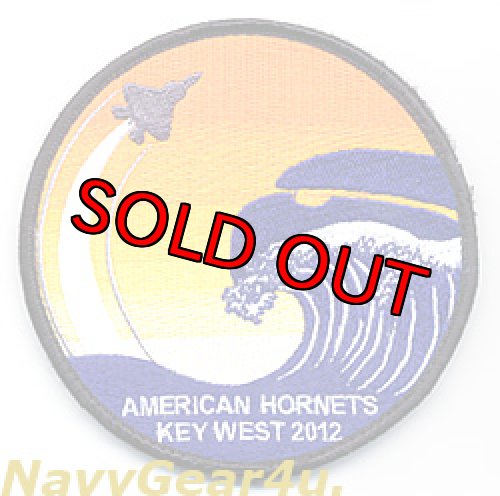 画像1: 325FW/43FS AMERICAN HORNETS KEY WEST 2012 DET記念RAPTOR DRIVERパッチ（ベルクロ付き）
