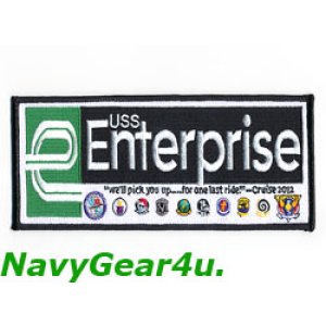 画像: CVW-1/CVN-65 USSエンタープライズ ラストクルーズ記念2012パッチ（デッドストック）
