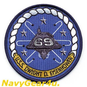 画像: CVN-69ドワイト D.アイゼンハワー部隊パッチ（現行Ver.）