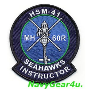 画像: HSM-41 SEAHAWKS MH-60Rインストラクー用ショルダーパッチ