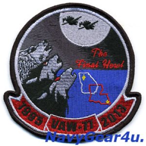画像: VAW-77 NIGHTWOLVES 2013年部隊解散記念パッチ