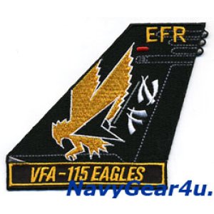 画像: VFA-115 EAGLES　NF300 CAGバード垂直尾翼パッチ（2013〜 Ver.）