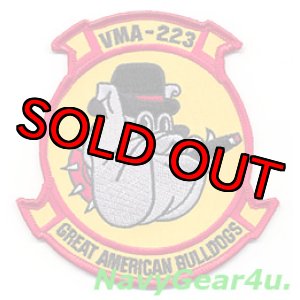 画像: VMA-223 BULLDOGS "GREAT AMERICAN BULLDOGS"部隊パッチ