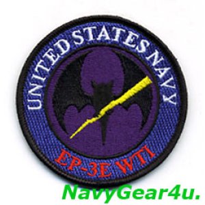 画像: NSAWC/NAWDC  UNITED STATES NAVY EP-3E WTIコースパッチ（ベルクロ有無）