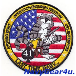 画像: VF-41 BLACK ACES OEF/LAST TIME,BABY...2001記念パッチ