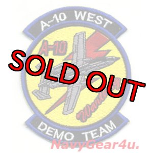 画像: USAF ACC A-10 WEST DEMO TEAMパッチ