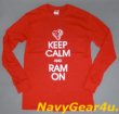 画像1: VFA-83 RAMPAGERS KEEP CALM AND RAM ON ロングスリーブT-シャツ（長袖）