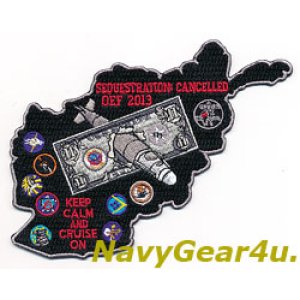 画像: CVW-11/CVN-68 歳出削減中止/OEF 2013クルーズ記念パッチ(VFA-154/デッドストック)