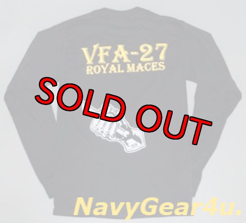 画像1: VFA-27 ROYAL MACES MIYF ロングスリーブT-シャツ（長袖）