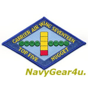 画像: CVW-17(AA/NA) TOP FIVE NUGGETパッチ(デッドストック)