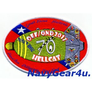 画像: CVW-17/CVN-70 OEF/OND "HELLCAT" 2011クルーズ記念パッチ（VFA-22）