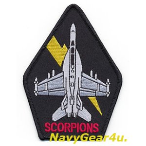 画像: VAQ-132 SCORPIONS EA-18Gショルダーパッチ（Ver.2/ベルクロ有無）