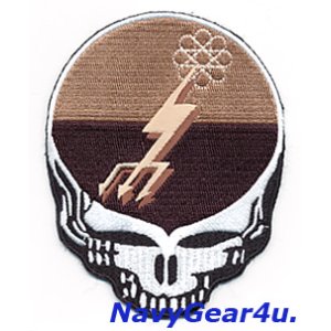 画像: VAQ-133 WIZARDS DEATH HEAD部隊パッチ（デザート）