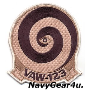 画像: VAW-123 SCREWTOPS部隊パッチ（デザート）