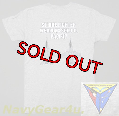 画像1: STRIKE FIGHTER WEAPONS SCHOOL PACIFICオフィシャルT-シャツ（グレイ）